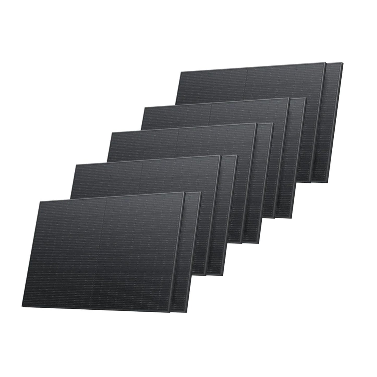 5 Pairs Of EcoFlow 400 Watt Rigid Solar Panels