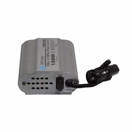 AIMS Power 150 Watt 12 Volt Modified Sine Power Inverter With 2 USB Ports Front View