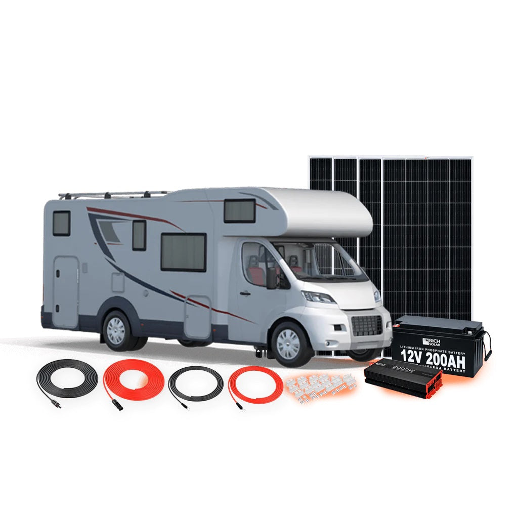 Rich Solar 1200W RV 12V Kit Test
