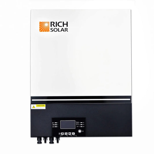 Rich Solar 6500 Watt 6.5kW 48 Volt Off-grid Hybrid Solar Inverter Front View OFF