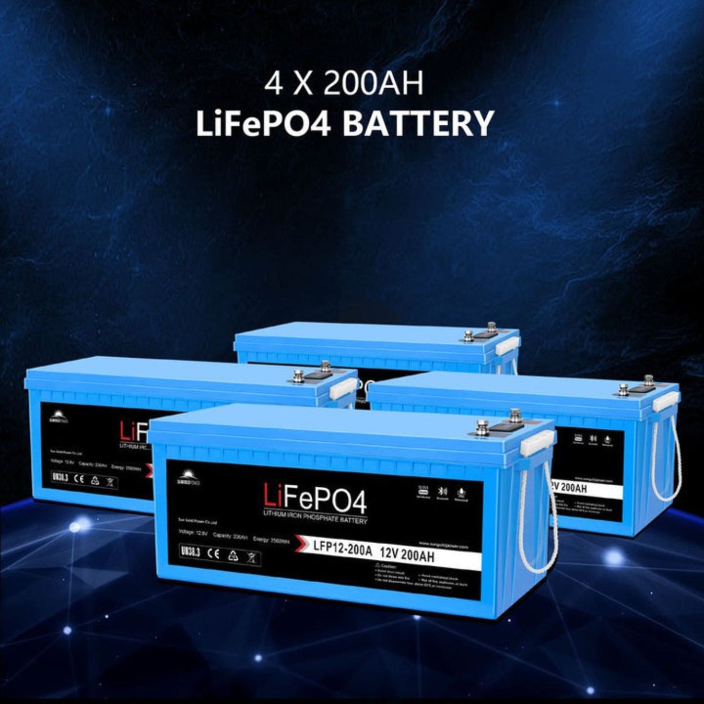 SunGold Power 8000W 48V Complete off Grid Solar Kit - LiFeP04 Battery