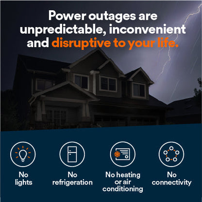 Generac 7258 14kW Standby Generator Propane Natural Gas 1 Phase 240V with Cellular Connectivity