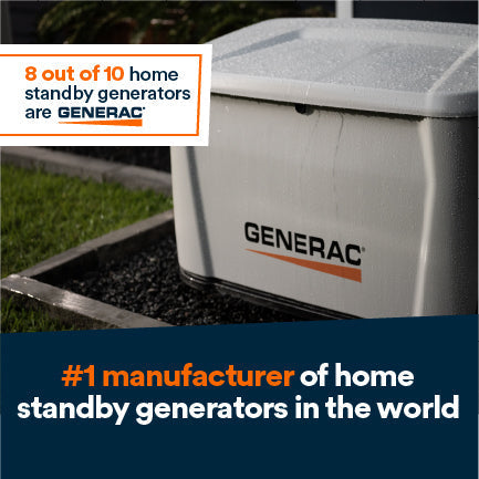 Generac 7323 14kW Standby Generator Propane Natural Gas 1 Phase 240V w/ 200A Automatic Transfer Switch Cellular