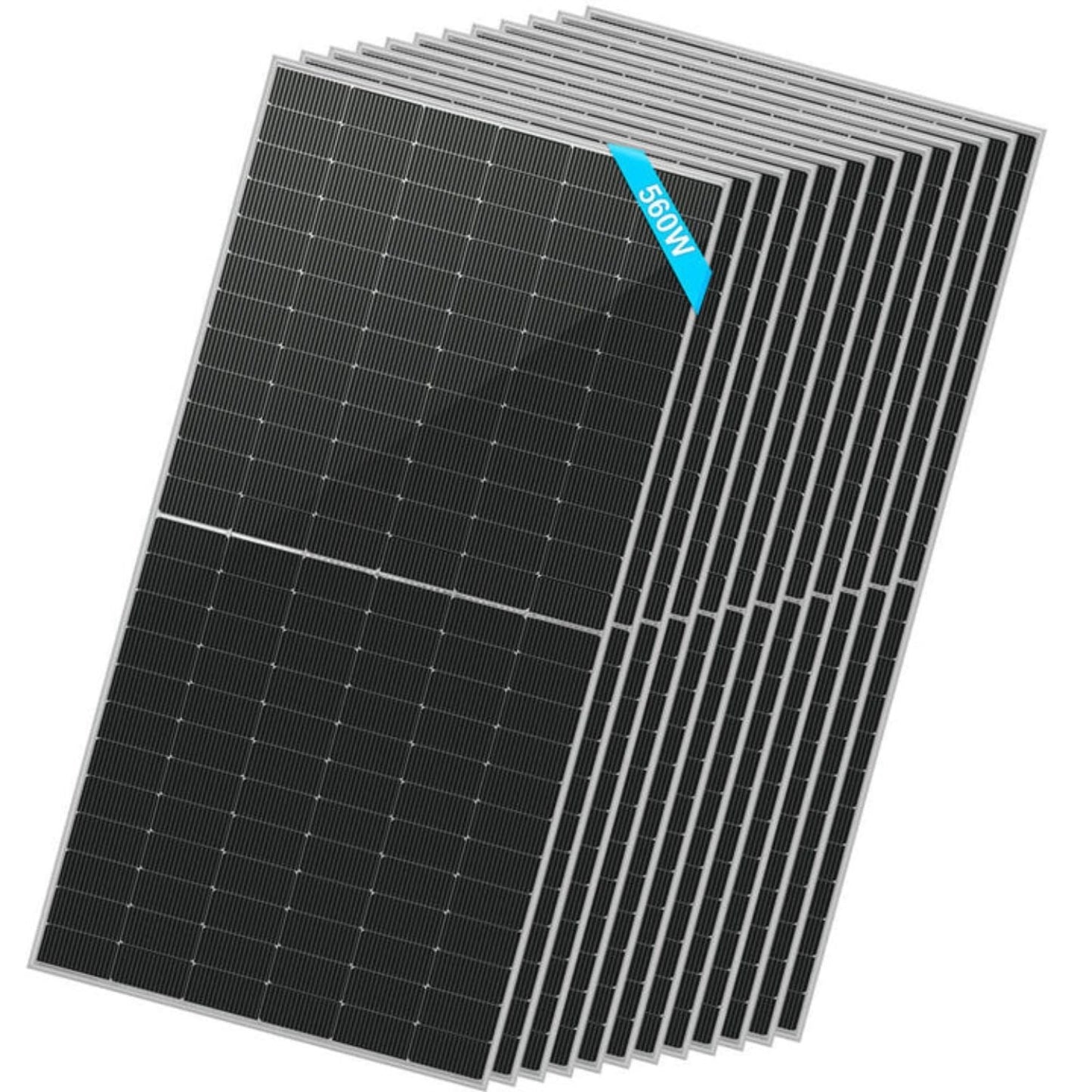 10 pcs SunGold Power 560 Watt Bifacial PERC Solar Panel