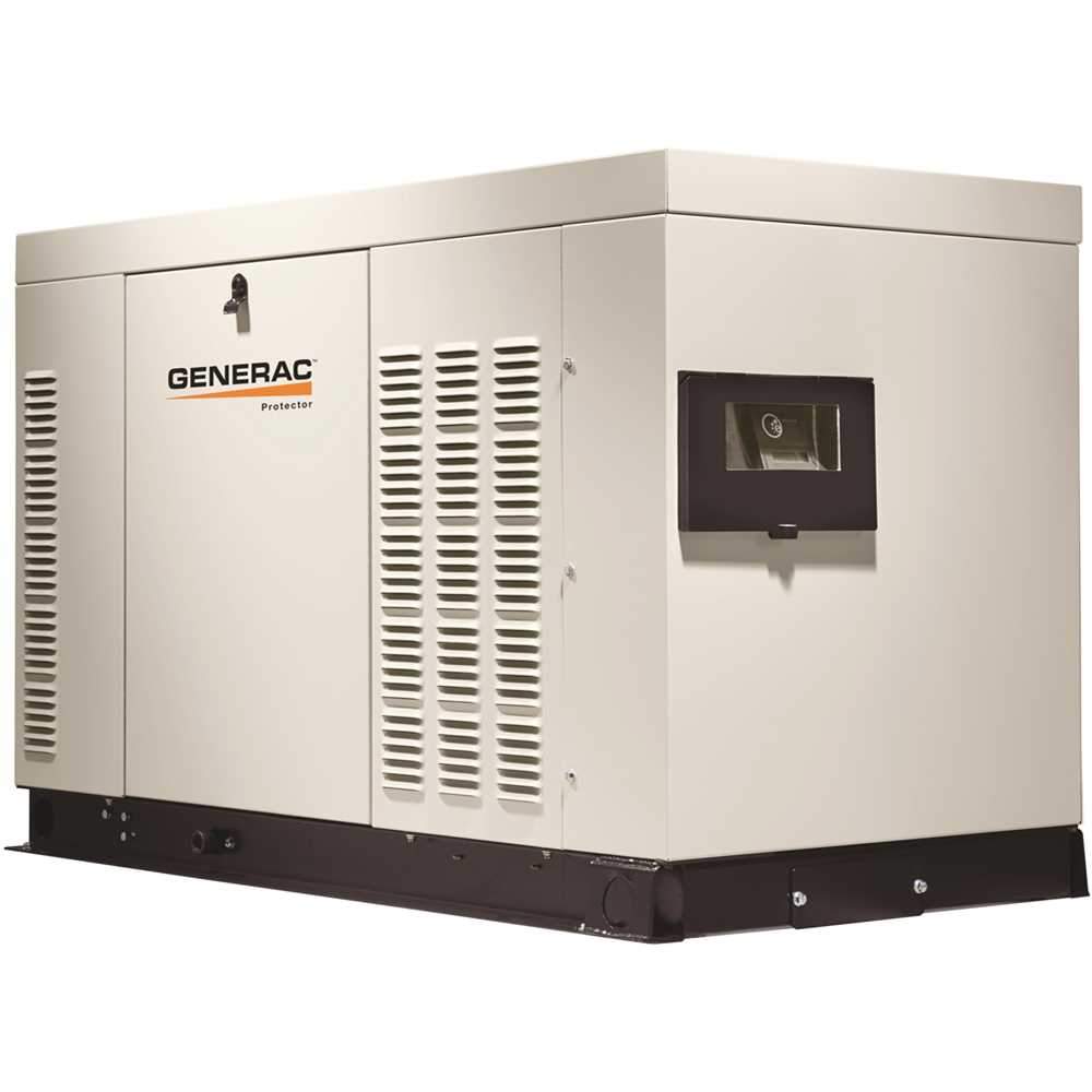 Generac Protector RG06024JNAX 60kW Liquid Cooled 3 Phase 120/240V Standby Generator Natural Gas
