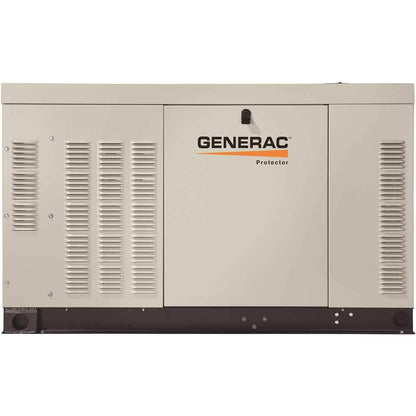 Generac Protector RG06024JNAX 60kW Liquid Cooled 3 Phase 120/240V Standby Generator Natural Gas