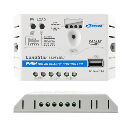 Acopower 25W Off-grid Solar Kits, 5A charge controller with SAE connector