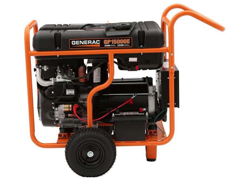 Generac GP15000E 15000W/22500W Gas Generator Electric Start