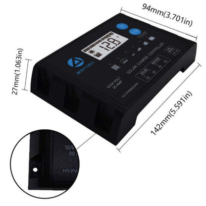 Acopower 100w mono kit
All Black 200w 20A PWM