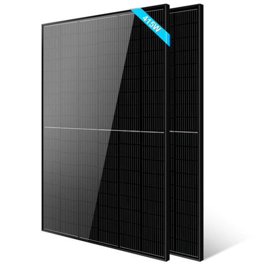 2 pcs SunGold Power 415W Mono Black Perc Solar Panel Full Pallet 