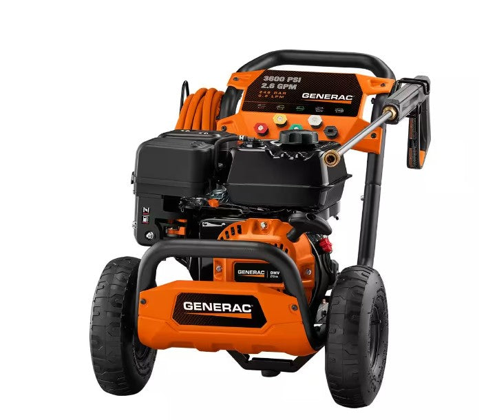 Generac 6924 3600 PSI 2.6 GPM Gas Pressure Washer
