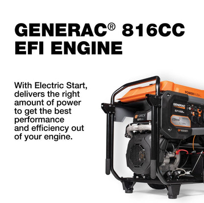 Generac GP18000EFI 18000W/22500W Low THD Gas Generator Electric Start