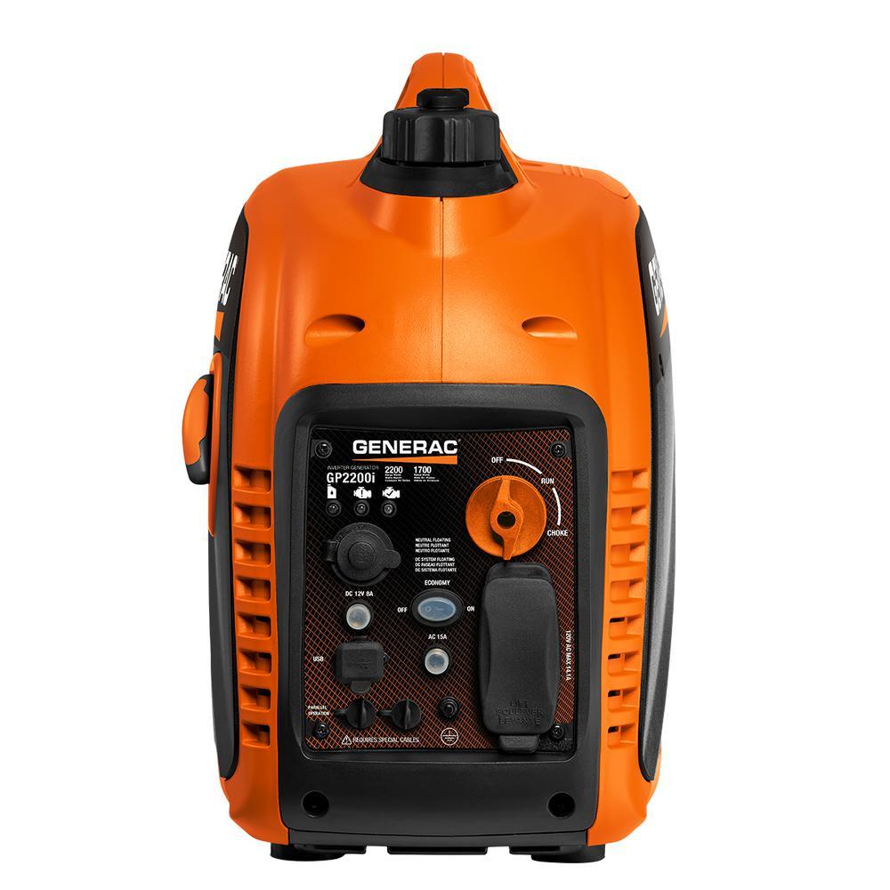 Generac GP2200i 7117 1600W/2200W Gas Inverter Generator