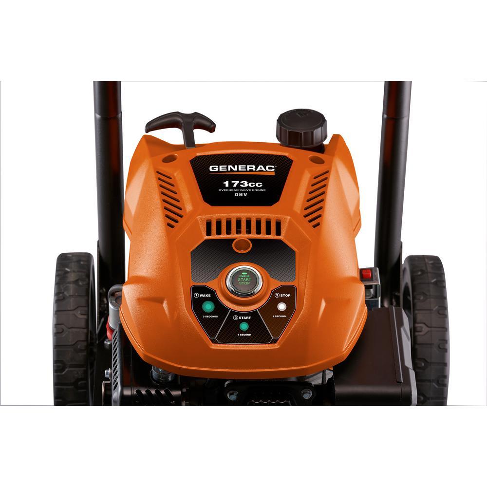 Generac 7132 3,100 PSI 2.5 GPM OHV Engine Electric Start CARB Pressure Washer