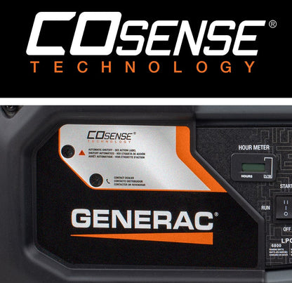 Generac GP7500EDF 7500W/9400W Dual Fuel Generator Electric Start