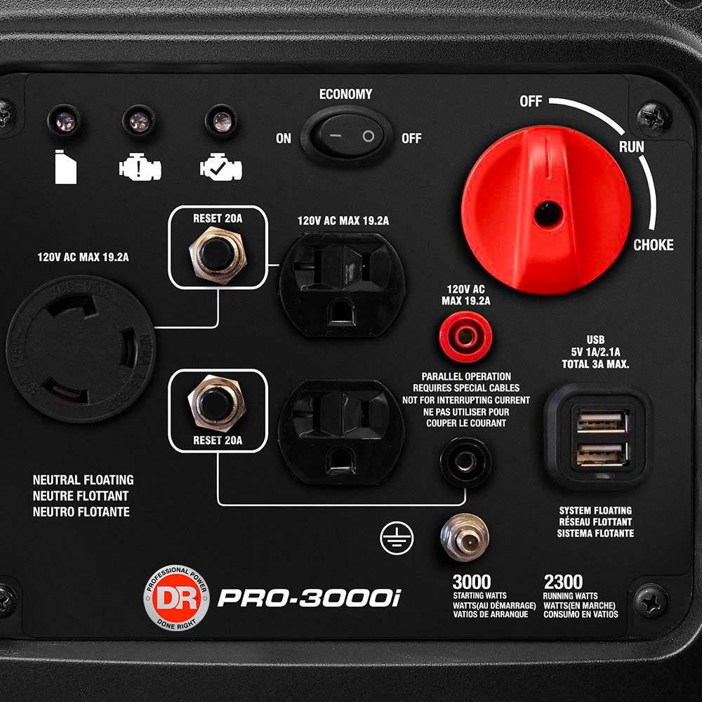Generac/DR Power GP3000i 7129 / PRO 3000i 2300/3000W Gas Inverter Generator