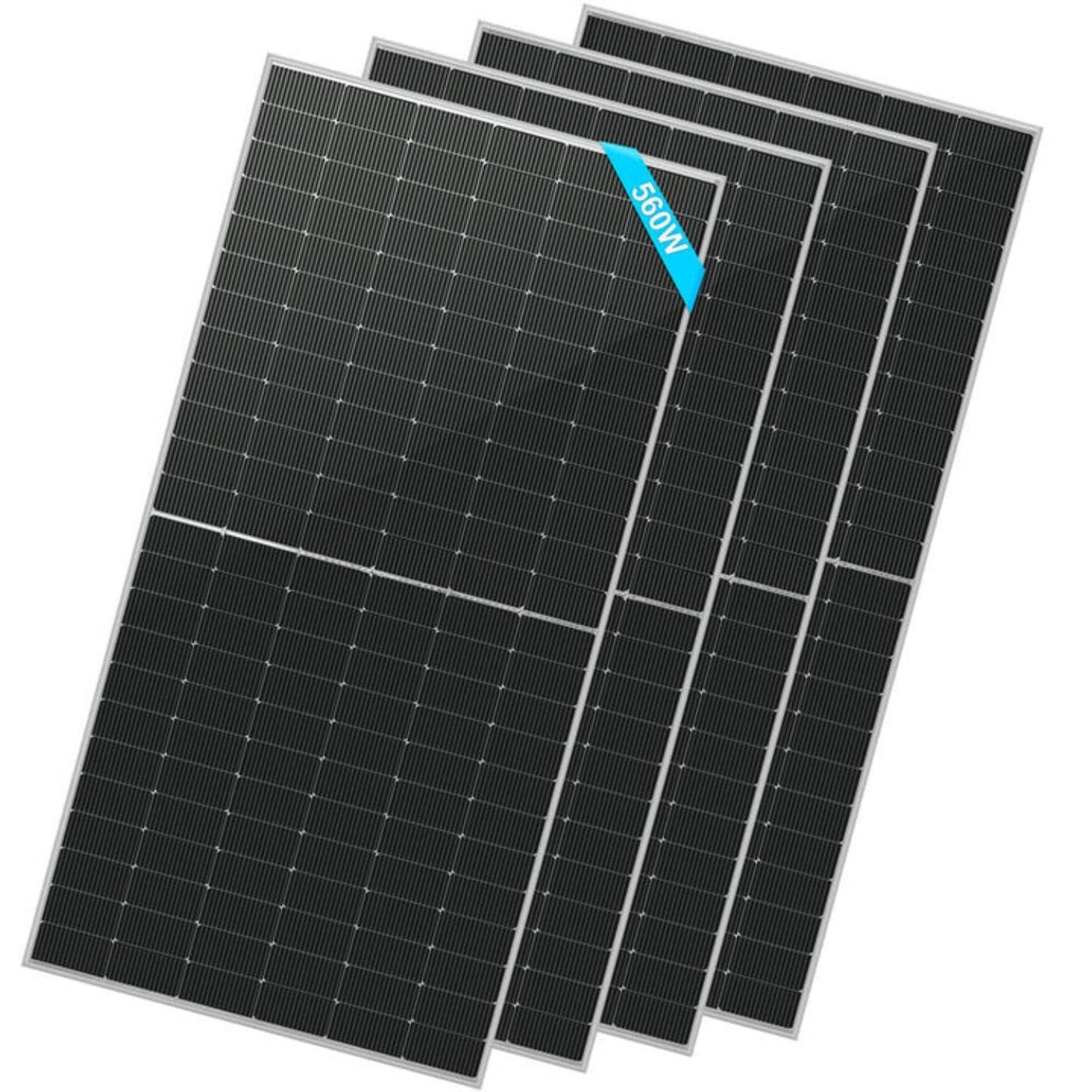 4 pcs SunGold Power 560 Watt Bifacial PERC Solar Panel