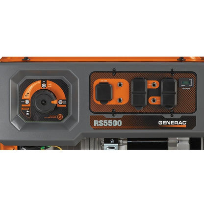 Generac RS5500 5500W/6875W Gas Rapid Start Generator w/ Cord