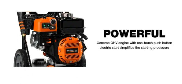 Generac 3100 PSI 2.5 GPM Electric Start Gas Pressure Washer 8894
