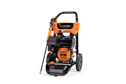 Generac 8912 SpeedWash 3200 PSI 2.7 GPM Pressure Washer Residential Gas Recoil Start w/ Power Broom