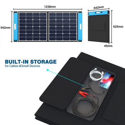 Acopower Foldable Kits Light weight suitcase 200W, w/controller