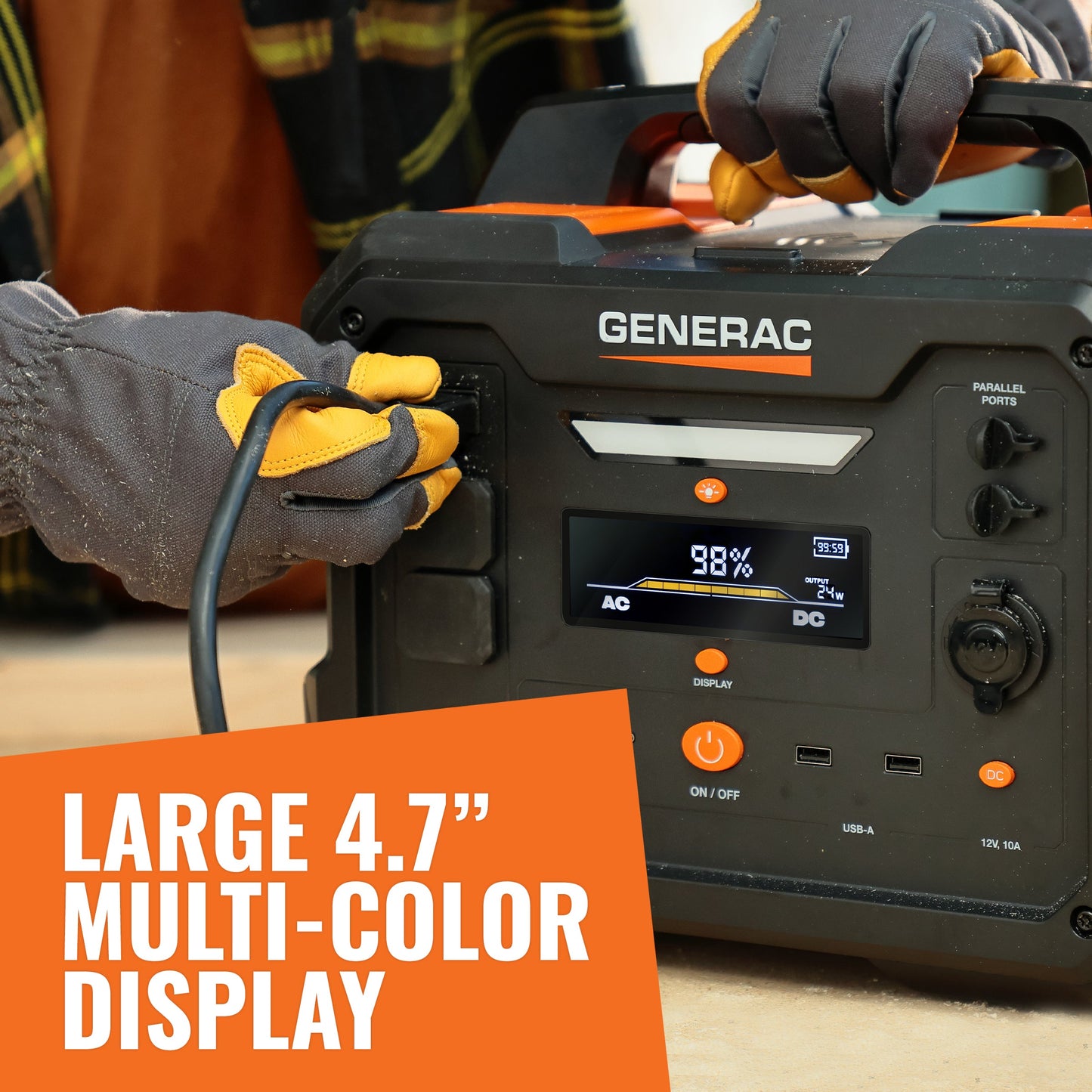 Generac GB1000 1600W/ 3200W 1086Wh Portable Power Station