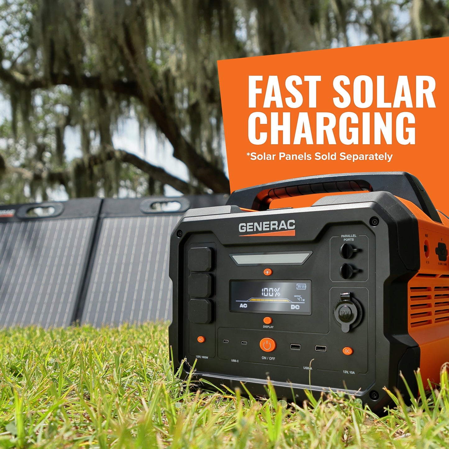 Generac GB1000 1600W/ 3200W 1086Wh Portable Power Station