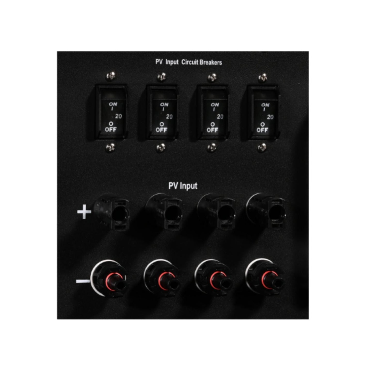 AIMS Power All in One Solar Battery Power Box Port View Close up