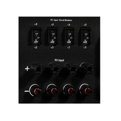 AIMS Power All in One Solar Battery Power Box Port View Close up