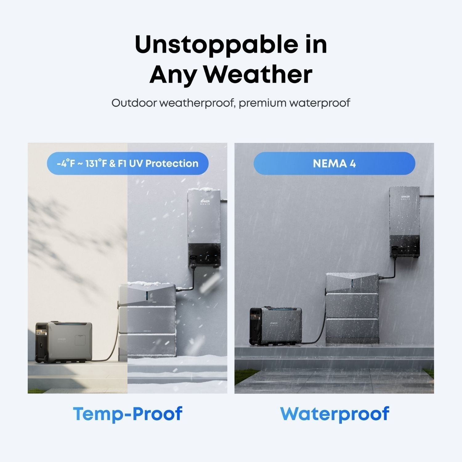 Anker SOLIX E10 in any weather