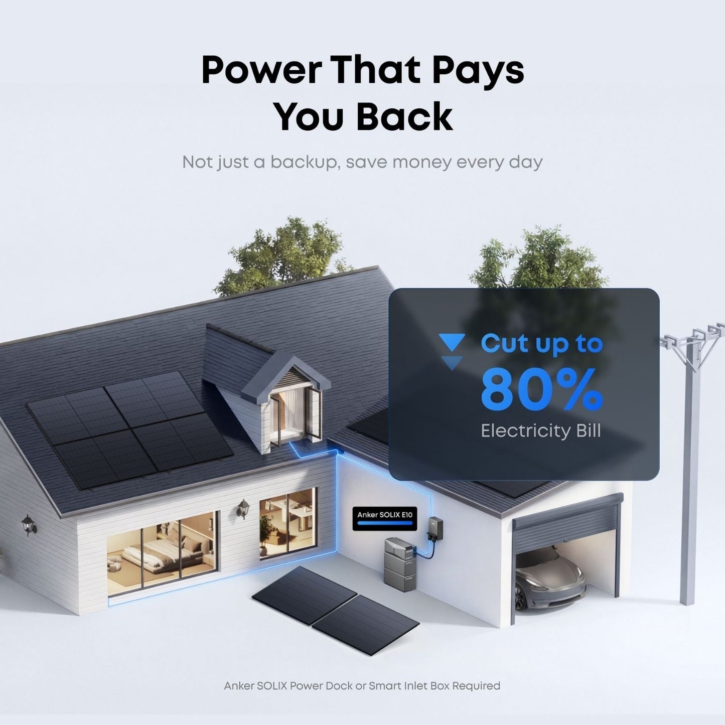 Anker SOLIX E10 cut up to 80% Electricity Bill