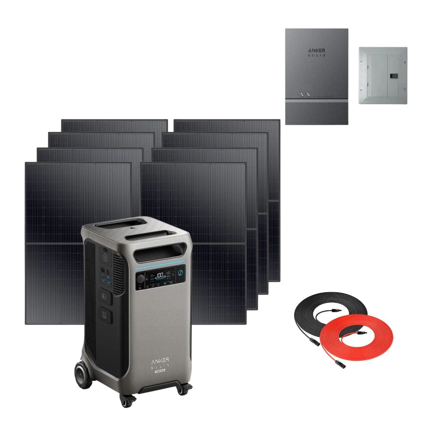 Anker SOLIX F3800 Plus Deluxe Smart Home Solar Kit