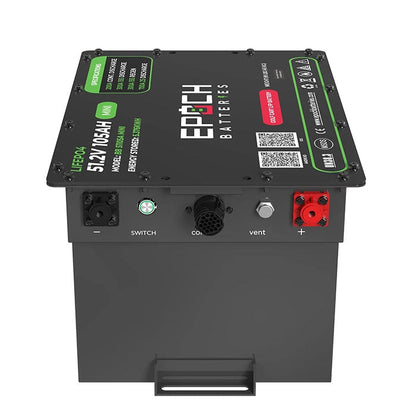 Epoch Batteries 48V 105Ah MINI LiMax Series LiFePO4 Lithium Golf Cart Battery Kit