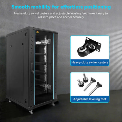 Cabinet 6 Slot with Bus Bar - smooth mobility for effortless positioning 