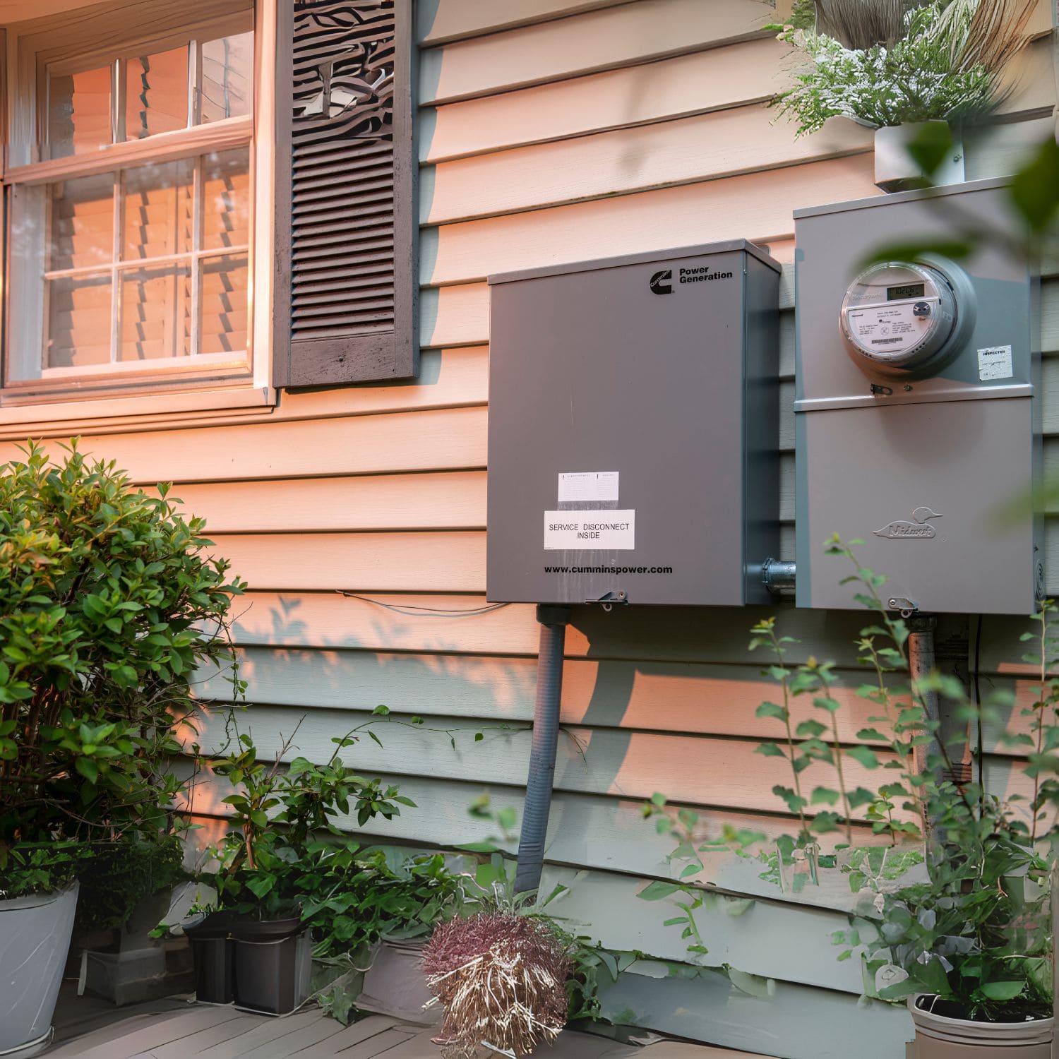 Cummins RS17A 17kW Home Standby Generator with ATS or service disconnect switch