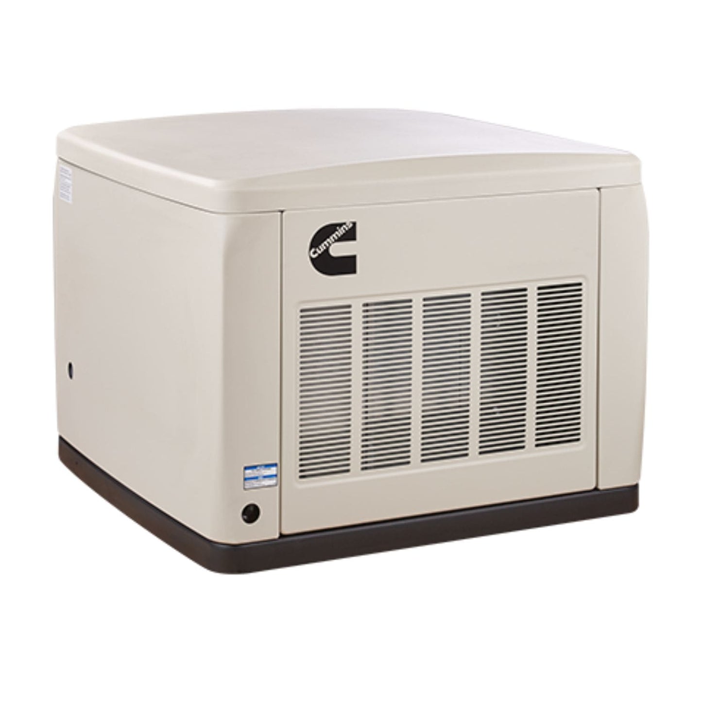 Cummins RS20A 20kW Home Standby Generator Left And Front View 