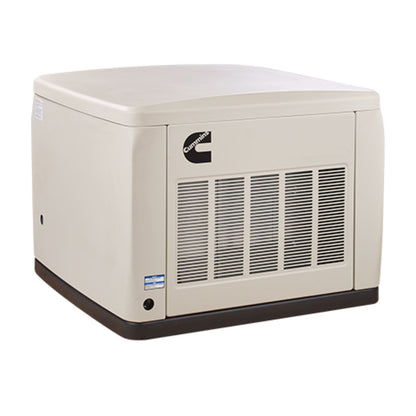 Cummins RS20A 20kW Home Standby Generator Left And Front View 