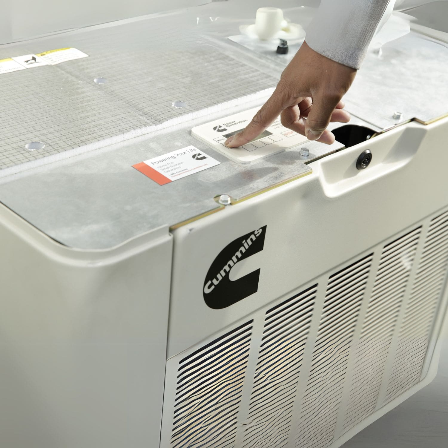 Cummins RS20A 20kW Home Standby Generator close-up