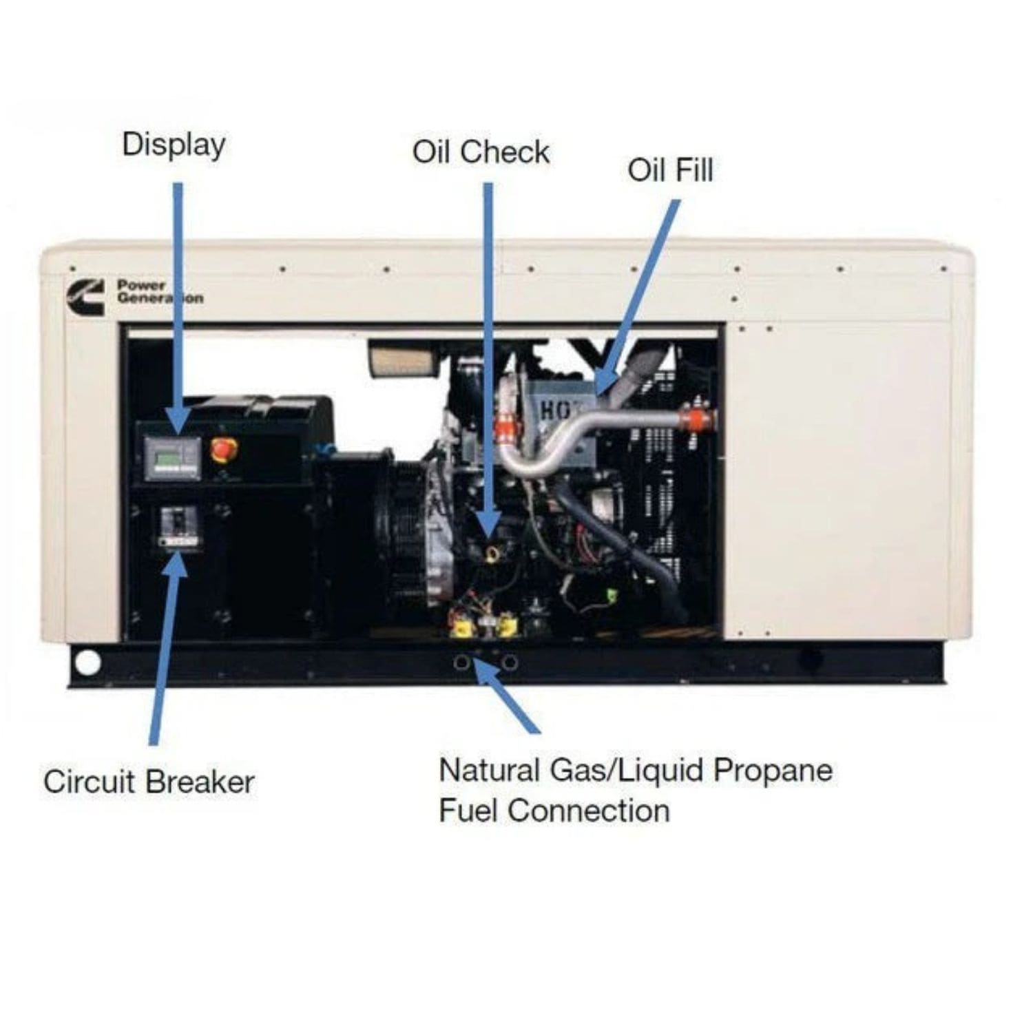 Cummins RS40 40kW Home Standby Generator Specifications