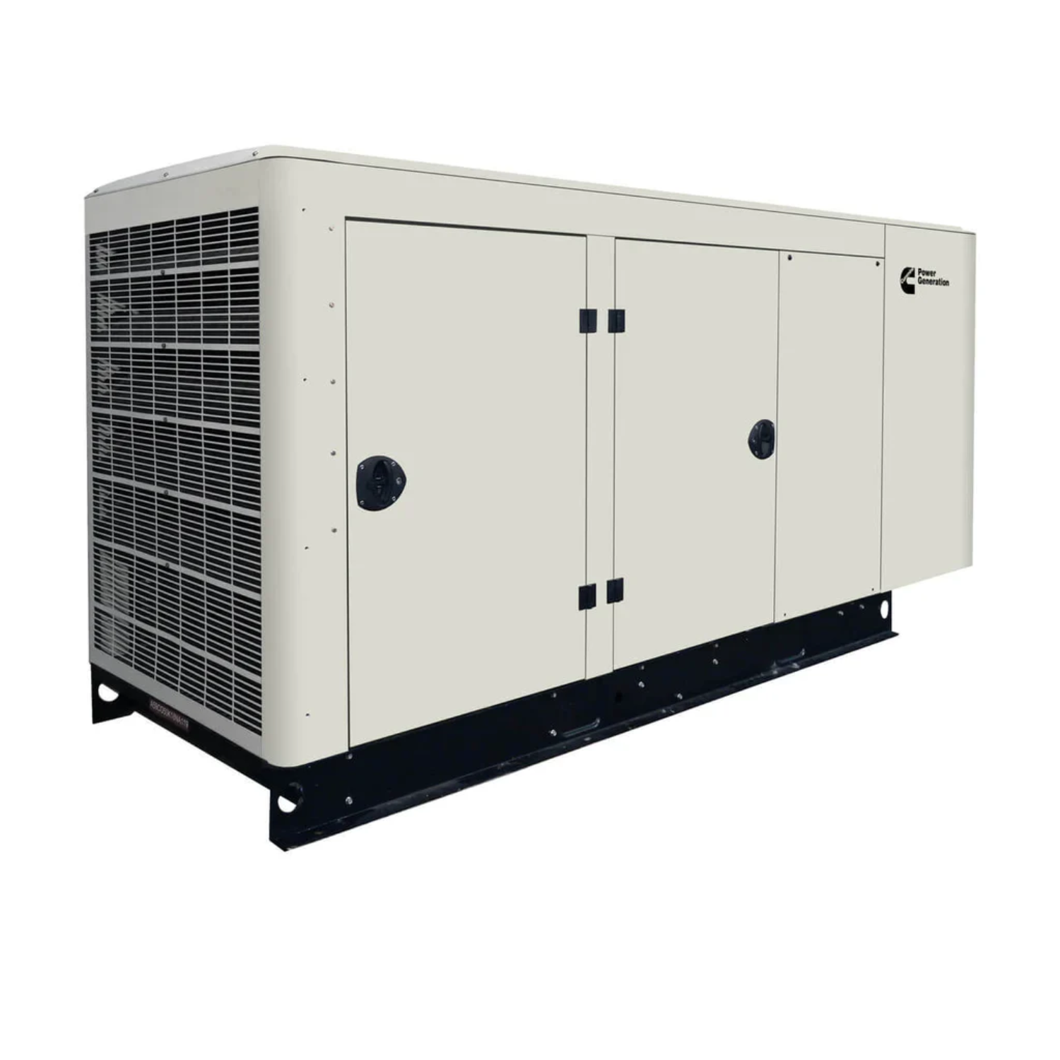 Cummins RS50 50kW Standby Power Generator left view
