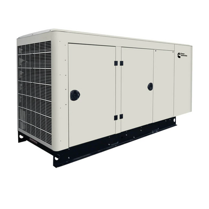 Cummins RS50 50kW Standby Power Generator left view