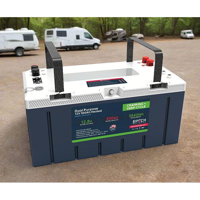 Epoch Batteries 12V 300Ah Pro Series LiFePO4 Lithium Battery