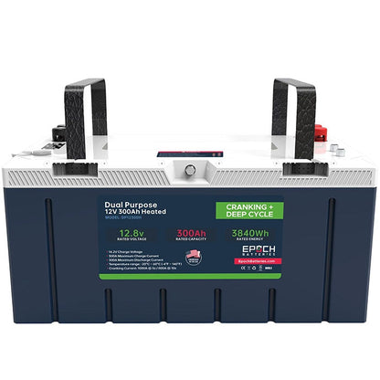 Epoch Batteries 12V 300Ah Pro Series LiFePO4 Lithium Battery