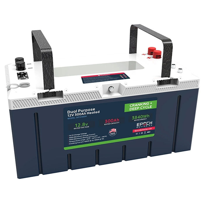 Epoch Batteries 12V 300Ah Pro Series LiFePO4 Lithium Battery