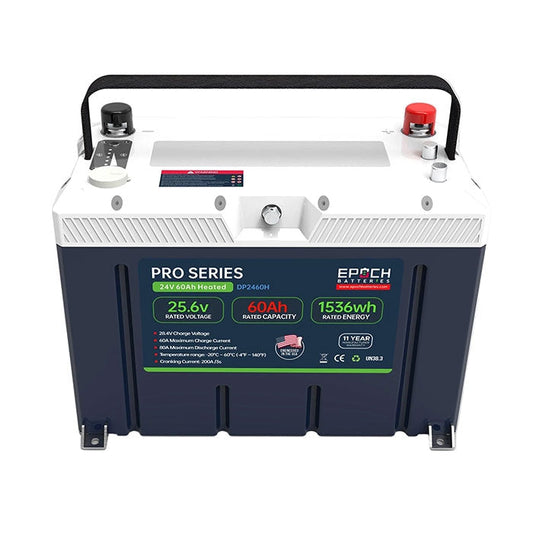 Epoch Batteries 24V 60Ah Pro Series LiFePO4 Lithium Battery