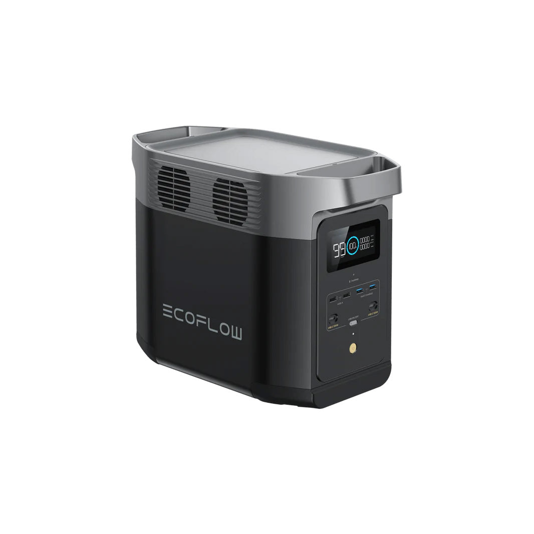 EcoFlow DELTA 2 Portable Power Station Left And Front View