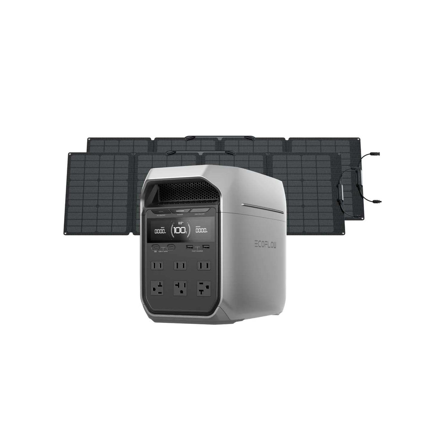 EcoFlow DELTA 3 Plus With 2 110W Solar Panels