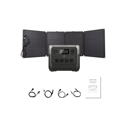 EcoFlow RIVER 2 Pro Portable Power Station + 1 x 110W Portable Solar Panel Inclusions