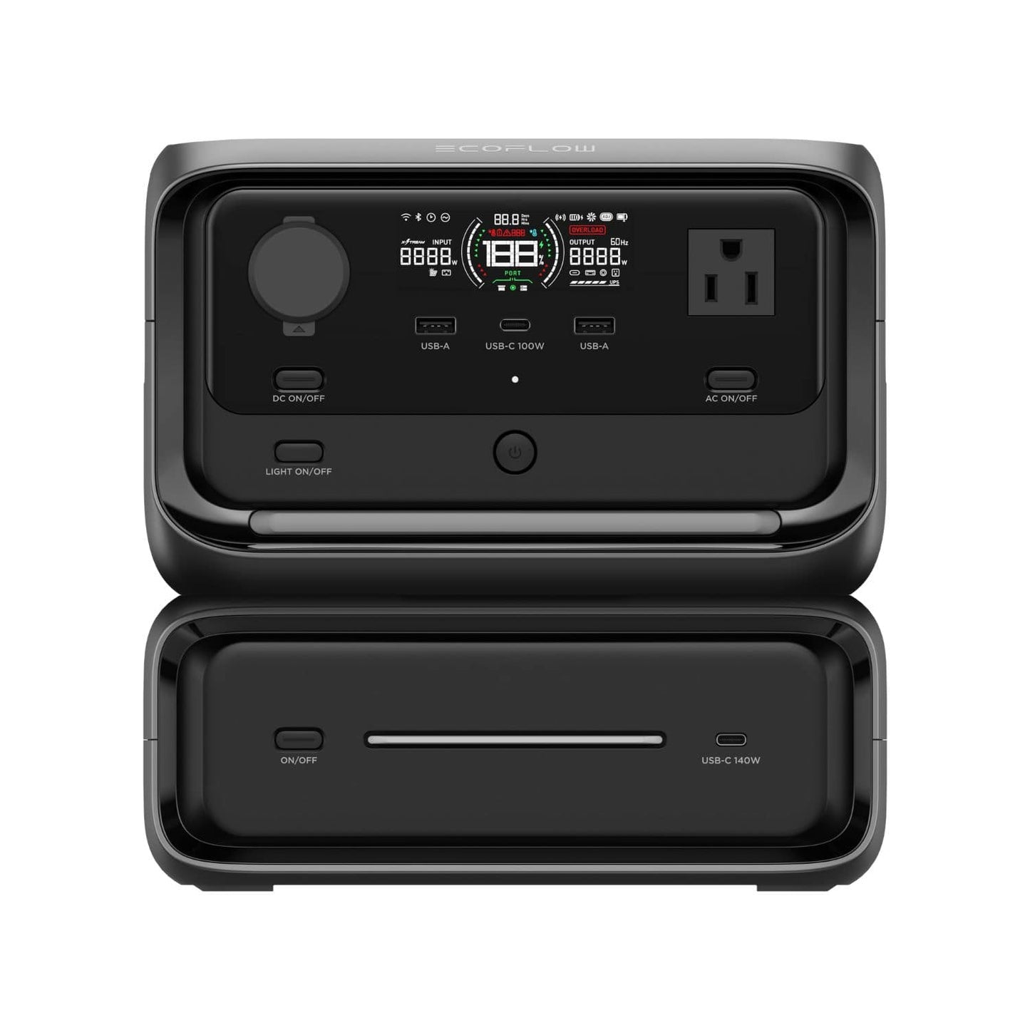 EcoFlow RIVER 3 Max Portable Power Station Front View