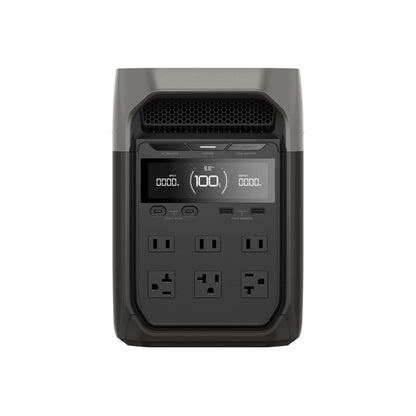 Front View Of the EcoFlow DELTA 3 Power Station